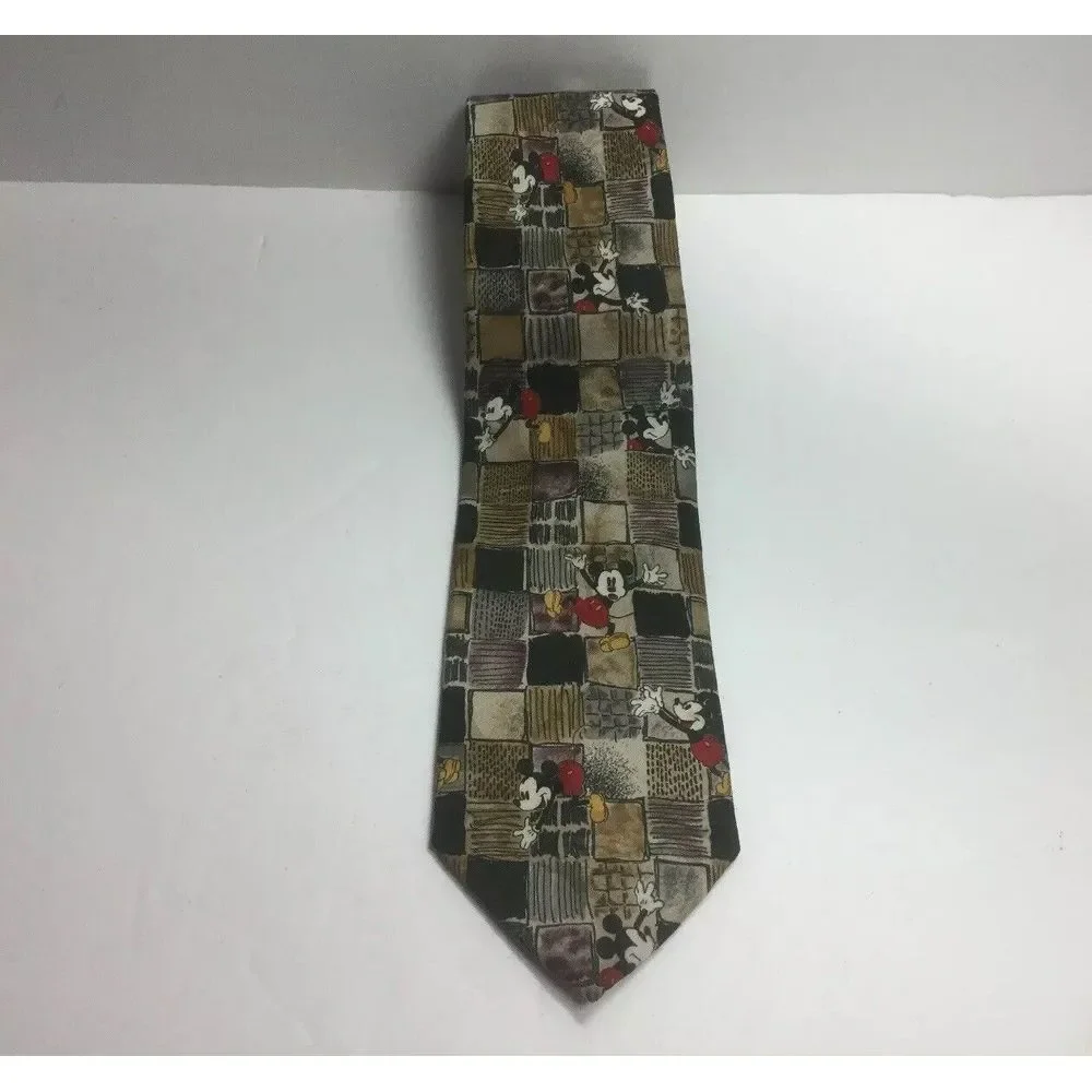 Vintage Disney Classic, Mickey Mouse Men's Neck Tie  Multi‎ Color 556131-4286